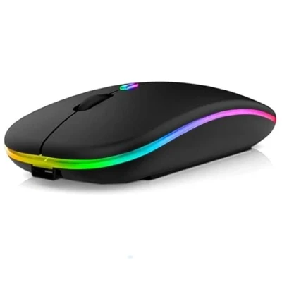 Image of ZiYan PC USB Wireless Mouse 2.4 GHz Bluetooth Rechargeable Notebook Laptop Mouse, Accessories