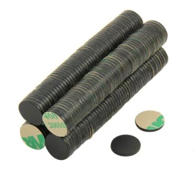 Image of Adhesive N42 Black Epoxy Magnet for Arts, Crafts, Model Making, DIY, Hobbies, Office and Home 10mm dia x 1mm 0.58kg Pull South Pack of 200