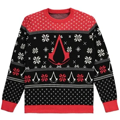 Image of Difuzed Assassin&#039;s Creed Knitted Christmas Jumper (l) Multicoloured