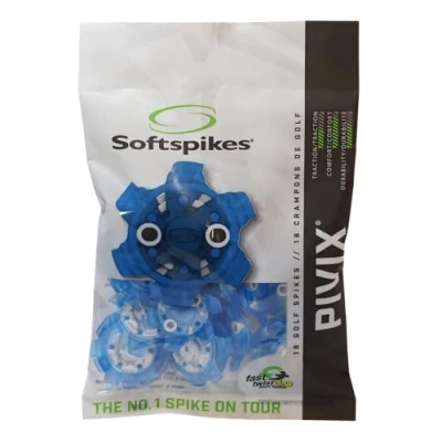 Image of SOFTSPIKES Pivix Cleat (Fts 3.0) Golf Spikes, Blue, Clamshell of 1 set UK