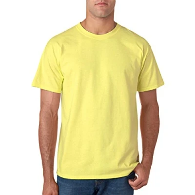 Image of Gildan Mens Ultra Cotton Short Sleeve T Shirt (L) (Cornsilk)