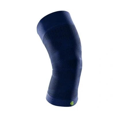 Image of BAUERFEIND knee Sleeve sports Compression Support, 1 unisex support for football, running or fitness, Can be worn on the right and left