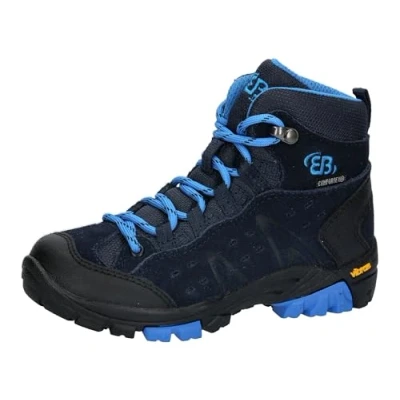 Image of Brütting Unisex Kid&#039;s Mount Bona High Trekking Boots, Navy Blue, 40 EU