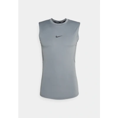 Image of Nike Performance Tight Top, Men&#039;s, Size: Medium, Smoke grey/black