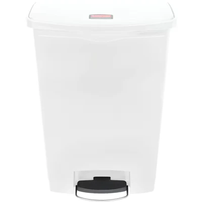 Image of Rubbermaid Commercial Products Vented Slim Jim Waste Receptacle Bin 87 Litre Yellow 1956188