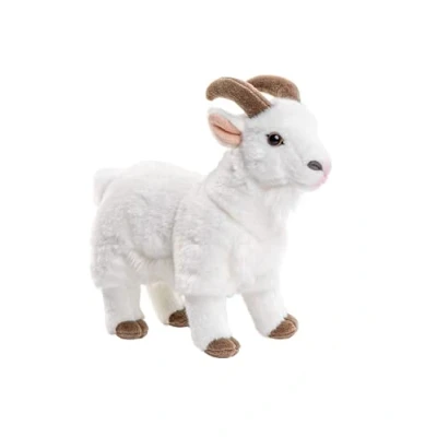 Image of Uni Toys Mountain Goat White 29 cm (Length) Plush Toy, Cuddly Toy