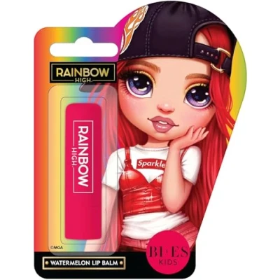 Image of Rainbow High Dolls Watermelon Flavour Lip Balm Moisturizing &amp; Hydrating Formula Perfect for Kids Adults, 4g