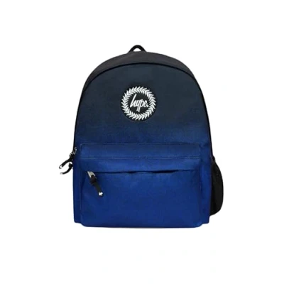 Image of hype BAGS Black Blue Speckle Fade Polyester Unisex Backpacks in Size: One Size