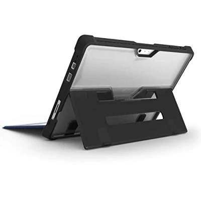 Image of STM Dux 12.3 Inch Folio Case for Tablet (Folio, Microsoft, Surface Pro, Pro 4, 6, 31.2 cm (12.3 Inches), Black, Transparent)