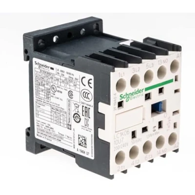Image of Schneider Electric LC1K0610U7, Contactor 3NO 6A AC 3 Poles