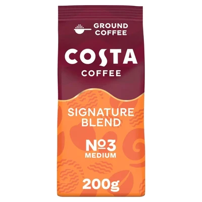 Image of Costa Signature Blend Ground For Cafetiere &amp; Filter 200g