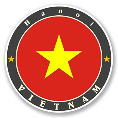 Image of 2 x Vietnam Vinyl Sticker Decal Luggage Travel Tag Flag Car Laptop Tablet #5631 (10cm 10cm)