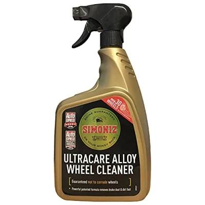 Image of Simoniz Ultracare Car Alloy Wheel Cleaner Guaranteed Not To Corrode Wheels 1 Litre Bottle Cleans Over 30 Removes Brake Dust and Dirt Fast with Powerful Patented Formula