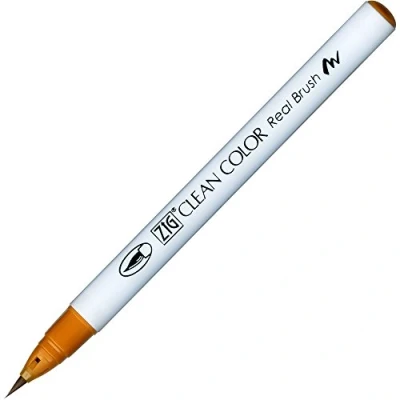 Image of Zig Clean Color Real Brush Marker Pen 061 Light Brown