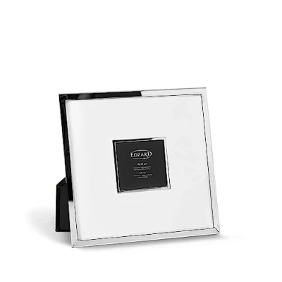 Image of Edzard Photo Frame Ribera, 5x5 inch (13x13 cm), Silver Plated Picture Frame, Tarnish Protected