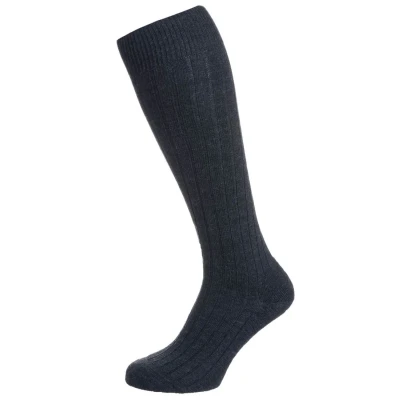 Image of Falke Teppich IM Schuh Cushioned SOLE Knee high socks, Men&#039;s, Size: 7/8, Anthracite