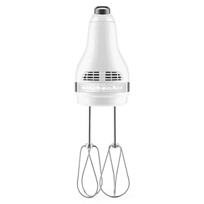 Image of Kitchenaid 5KHM5110BWH Classic Hand Mixer 5 Speed White, 700034915