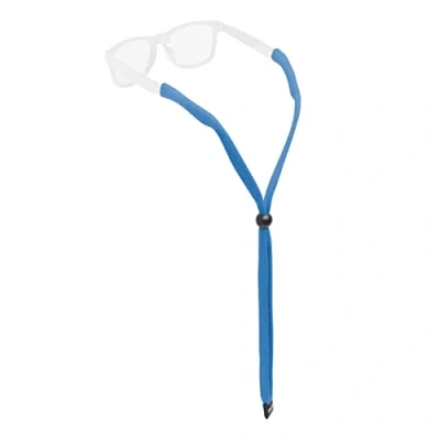 Image of Chums Original Small Frame Cotton Retainer Unisex Eyewear Keeper for Sunglasses &amp; Glasses Adjustable Fit, Washable Made in USA (Small End, Royal)