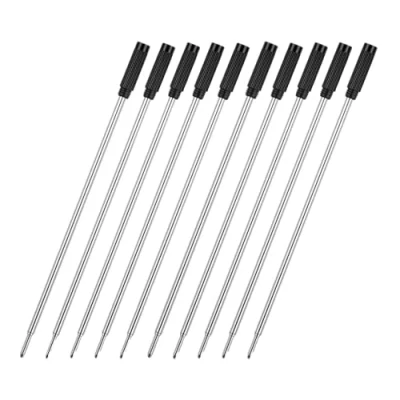Image of MengRan 4.5&#039;&#039; Ballpoint Ink Pen Refills for Twist Pens,1mm Medium Tip, Compatible with Cross (8513)(10 Pcs Black Ink)