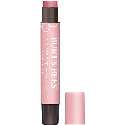 Image of Burt&#039;s Bees 100% Natural Lip Shimmer, Grapefruit, 2.55g