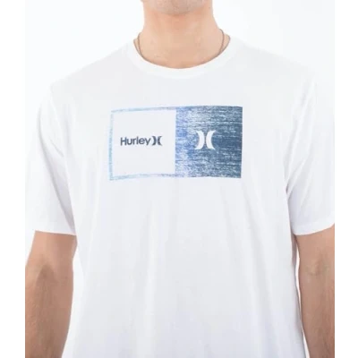 Image of T Shirt Short Sleeve Men EVD Halfer Gradient White