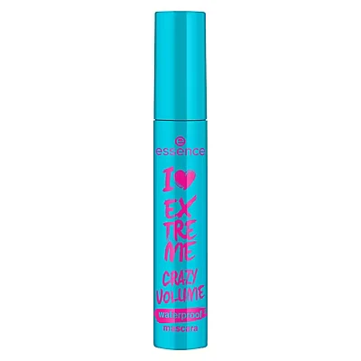 Image of Essence I Love Extreme Crazy Volume Waterproof Mascara Black Instant Result Intensive Vegan Perfume Free (12 ml)