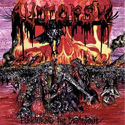 Image of Autopsy Puncturing The Grotesque 180g 2017 UK vinyl LP VILELP714