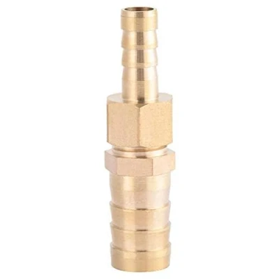 Image of Hilitand Pipe Fittings, Brass Fitting Hose Barb, Tail Reducer Reducing Plug Connector(8 16mm)