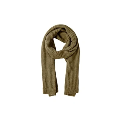 Image of PIECES Women&#039;s Pcjeslin Wool Long Scarf Noos Bc, Deep Lichen Green, One Size