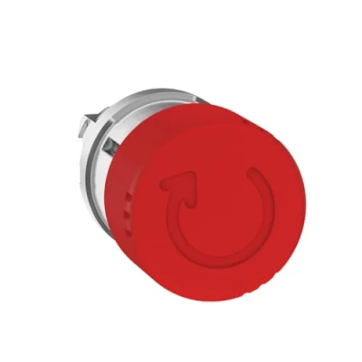 Image of Schneider Electric, ZB4BS834, Harmony, Red Ø30 Emergency stop,switching off head Ø22 trigger and latching turn release