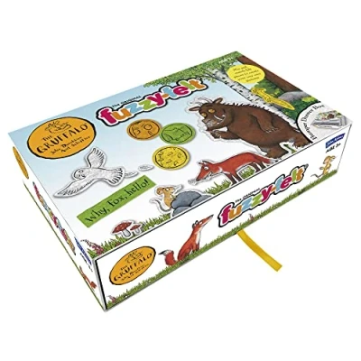 Image of John Adams Fuzzy felt The Gruffalo Drawer Set: Mix and match pieces to create your very own pictures! Preschool toy Ages 3+, Red