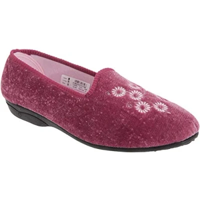 Image of Zedzzz Ladies Full Slippers Heather 5 UK