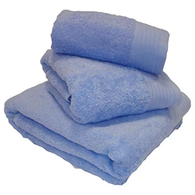 Image of Sue Rossi Ltd 100% Egyptian Cotton Towels 600 GSM Thick Soft Face Hand Bath Towel Sheet XL Super And Colours (Blue, Sheet)