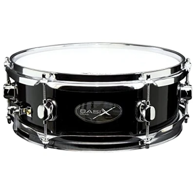 Image of PURE GEWA Snare Drum Classic Wood 12x4.5&quot; poplar shell black wrapped