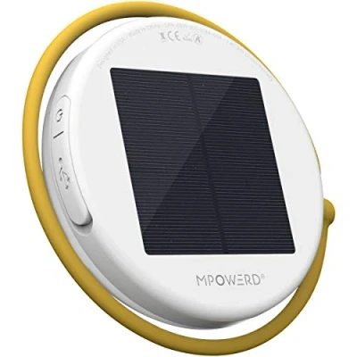 Image of MPOWERD Luci Core: Solar Utility Task Light Adjustable Silicon Arm, 40 Lumens, Lasts 12 Hours, Work, Emergency, Outdoor Light, No Batteries Needed, USB for Quick Charging, Waterproof, White, yellow