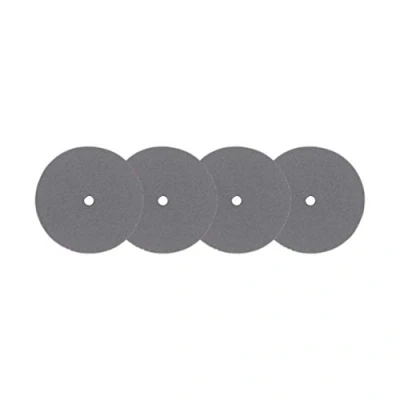 Image of Dremel 425 Polishing Wheels Multipack, 4 Cylindrical Shaped for Removing Scratch Marks on Non ferrous Materials (22.5 mm)