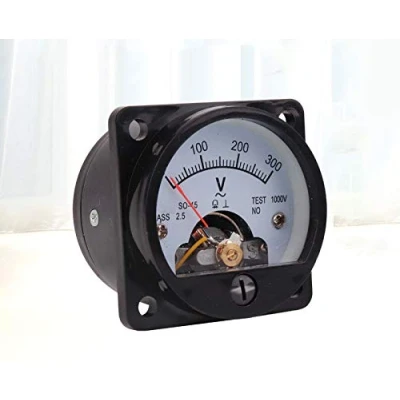 Image of Pointer Voltmeter Gauge Mechanical Type DC Ammeter Tester Current (Pack of 1)