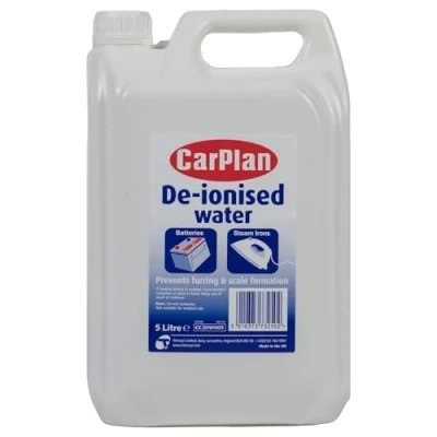 Image of Carplan De ionised Water, Batteries &amp; Steam Irons, Energy Class A+++, 5 Litres