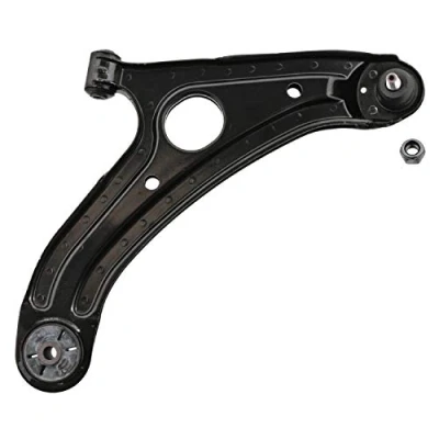 Image of 545011C010 Suspension Arm FEBI BILSTEIN 41836 with lock nuts, bearings ball joint Front Axle Right, Lower Control Sheet Steel 15mm