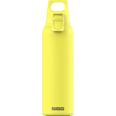 Image of SIGG Insulated Water Bottle Thermo Flask Hot &amp; Cold One Light With Fruit Strainer Leakproof BPA Free 18/8 Stainless Steel Yellow 0.55L