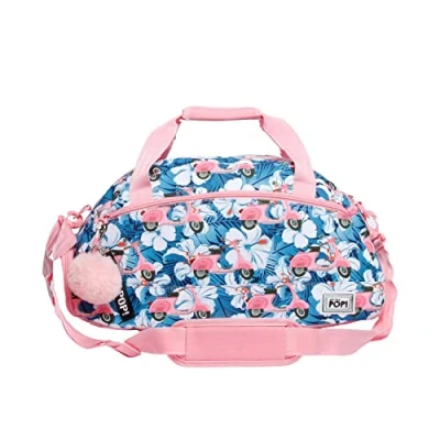 Image of Oh My Pop Pink Scooter Uptown Sports Bag Sport Duffel, 51 cm, 33.5 liters,Multicolour