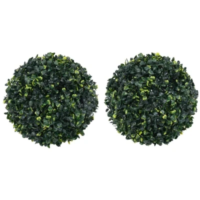Image of vidaXL Artificial Boxwood Balls 2 pcs 45 cm