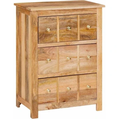 Image of vidaXL Buffets &amp; Sideboards with Drawer Storage Brown Solid mango wood