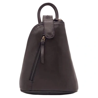 Image of Lloyd Baker London Genuine Leather Backpack, Real Backpack for Women, Daypack, Women’s Compact Handbag, BHIWANI (BROWN)