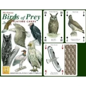 Image of Birds of Prey Playing Cards by Heritage Card