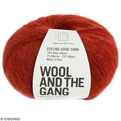 Image of Wool and the Gang Feeling Good Yarn 74 Red Ochre
