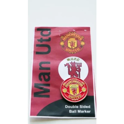Image of Manchester United Man Utd Fc Golf Ball Marker Official Merchandise
