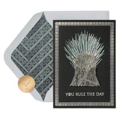 Image of Papyrus Game of Thrones Birthday Card (The Rightful Heir)