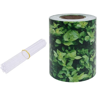 Image of vidaXL Garden Privacy Screen PVC 35x0.19 m Green