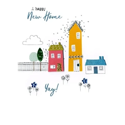 Image of Happy New Home Yay! Irresistible Greeting Card Embellished Cards
